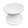 Round plinth made of carved Vicenza stone