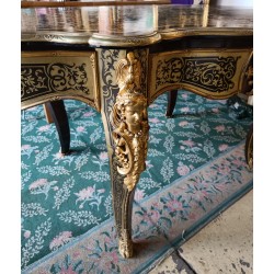  Table de milieu Napoléon III violonée, sur  Moinat SA  - Antiquités décoration