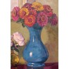 Tableau \"Deux Bouquets de fleurs\" signé P. BLÉGER
