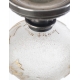 Petit vase sur piédouche en argent signé DAUM