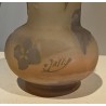 Vase bulbe Cerisier signé *GALLÉ