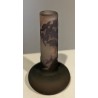 Vase soliflore Orthensias signé GALLÉ