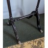 "St James" valet stand in black and chrome