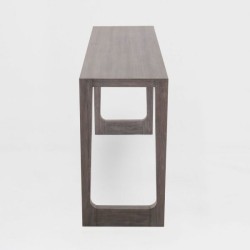 Console moderne laquée gris