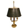 Lampe bouillotte Abat-jour vert