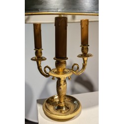 Lampe bouillotte Abat-jour vert