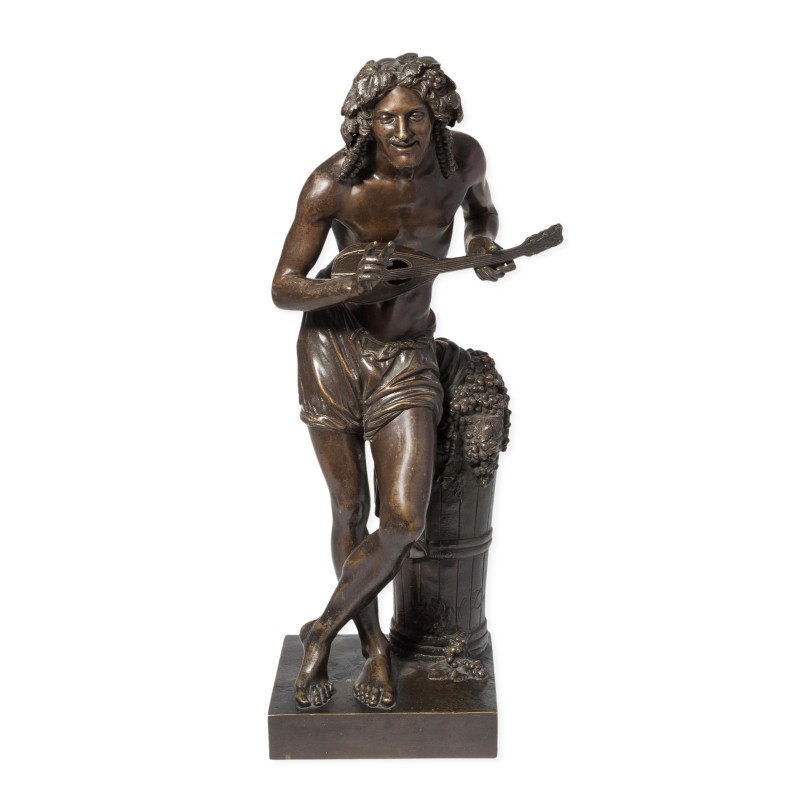 Bronze \"Vendangeur\" signé DURET