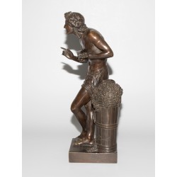 Bronze \"Vendangeur\" signé DURET