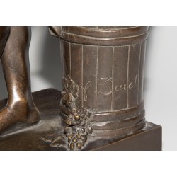 Bronze \"Vendangeur\" signé DURET