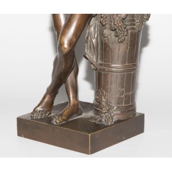 Bronze \"Vendangeur\" signé DURET