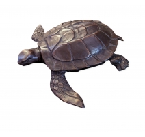 Tortue marine en bronze