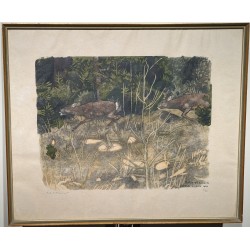Gravure "Brocard" signée Robert HAINARD