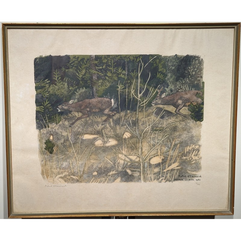 Gravure "Brocard" signée Robert HAINARD