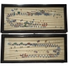 Paire de tableaux chinois "Procession"