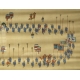 Paire de tableaux chinois "Procession"