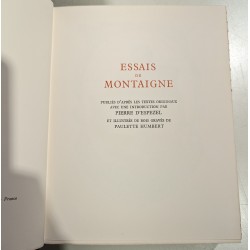 Livre \"Essais de Montainge\" 5 tomes