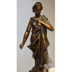 Bronze \"Femme au masque\"
