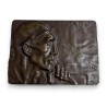 Plaque en bronze \"Mineur\" signée C. MEUNIER