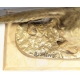 Chien de chasse en bronze doré signé P.J. MÈNE