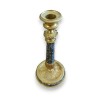 Bronze and grey marble candle holder