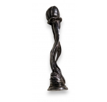 Sceau Art Nouveau en métal argenté AS