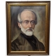 Tableau portrait "Giuseppe Mazzini" signé MARTINI