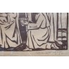 Gravure "Rois mâges" signé HB