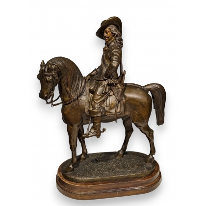 Bronze "Charles Ier" signé MAROCHETTI