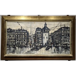 Tableau \"Tour de l\'Ile\" signé CECCHI