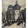 Tableau \"Tour de l\'Ile\" signé CECCHI