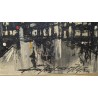 Tableau \"Tour de l\'Ile\" signé CECCHI