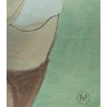 Aquarelle "Femme aux bas" signée Henry MEYLAN