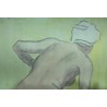 Aquarelle "Femme au bain" signée Henry MEYLAN