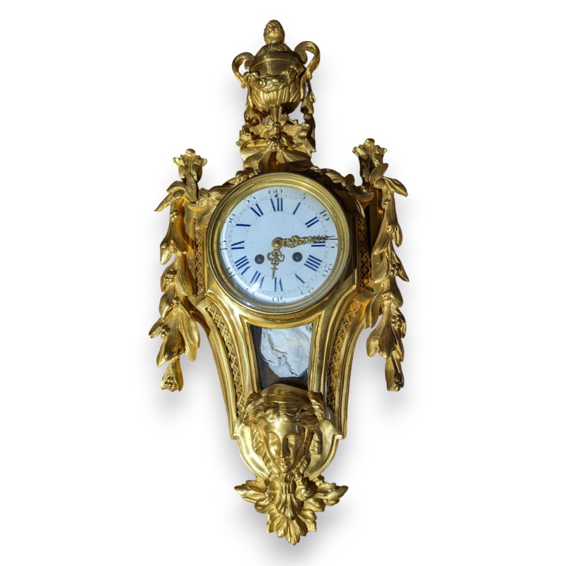 Louis XVI wall plaque, in gilded bronze