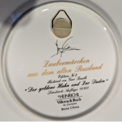 Assiette \"Der goldene Hahn\" Villeroy & Boch