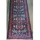 Tapis de passage fond bleu et bordure rouge