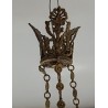Petit lustre Empire à 3 lumières