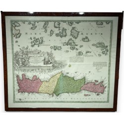 Carte de crête encadrée
