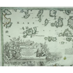 Carte de crête encadrée