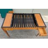Table tric-trac Louis XVI en cerisier