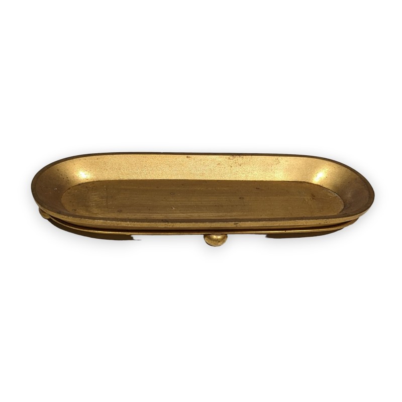 Gilded bronze pen holder
