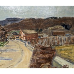 Tableau \"Paysage de la Côte\" signé CHINET