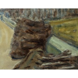 Tableau \"Paysage de la Côte\" signé CHINET