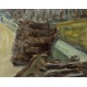 Tableau \"Paysage de la Côte\" signé CHINET