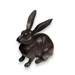 Bronze \"Lapin assis\"