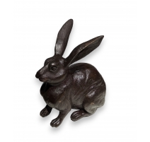 Bronze "Lapin assis"