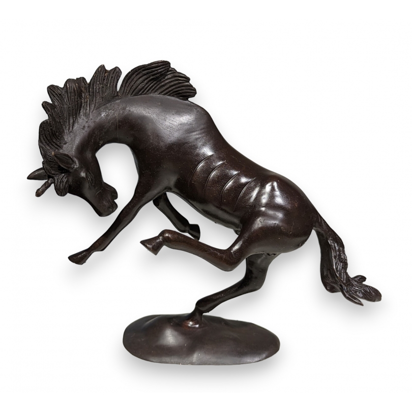 Bronze "Cheval cabré"