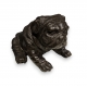 Bronze "Bouledogue assis"