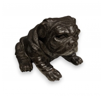 Bronze "Bouledogue assis"