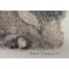 Gravure "Blaireaux" signée Robert HAINARD